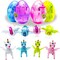 4 Pack Prefilled Easter Eggs with Toys 4 3/8" Plastic Easter Eggs Filled Toys